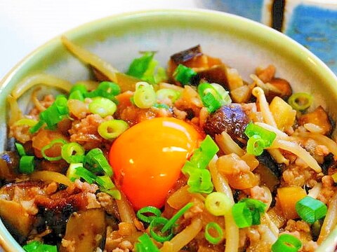 極上・是非ともスプーンで食べて！茄子の肉味噌丼